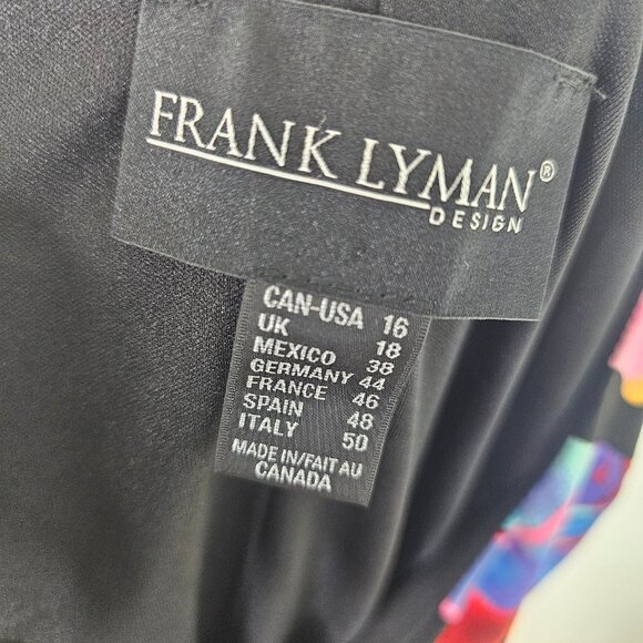 Frank Lyman Bold Floral Print Dress - Picture 8 of 9